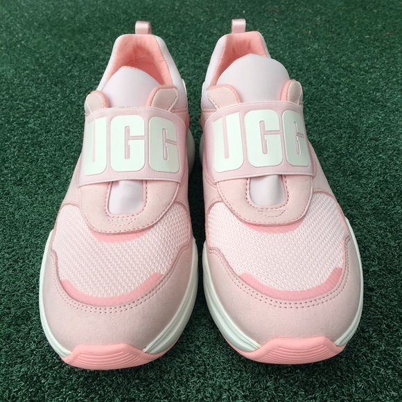 NWT Ugg La Flex Sneaker Posie Pink White 7 - Picture 5 of 13